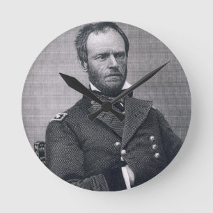 Reloj Redondo Mediano General William Tecumseh Sherman, engraved after a