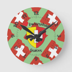 Reloj Redondo Mediano Genf / Genève Schweiz Suisse Svizzera Uhr