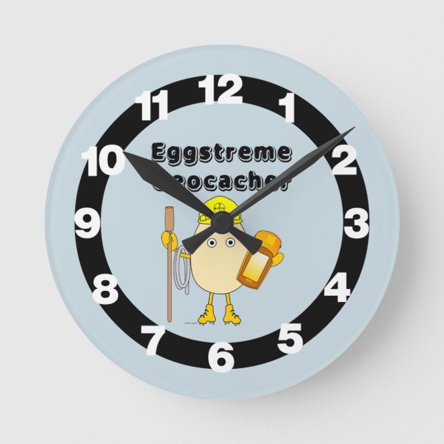 Reloj Redondo Mediano Geocaching de Eggstreme (Anverso)