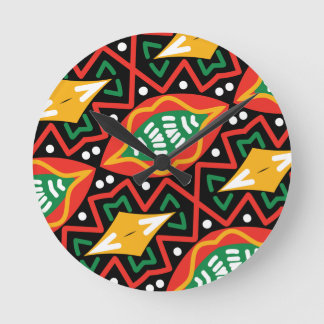 Reloj Redondo Mediano Geografía del mes de la historia negra