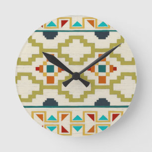 Reloj Redondo Mediano Geometría I del sudoeste