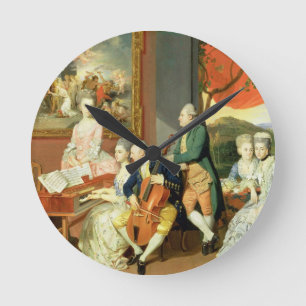 Reloj Redondo Mediano George, 3.ª Cobre Earl, con la Familia de Charle