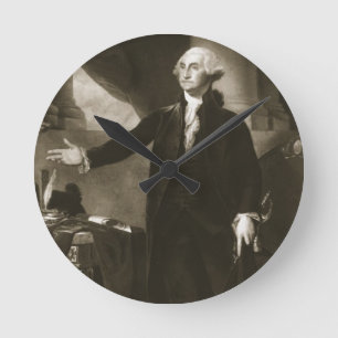 Reloj Redondo Mediano George Washington, 1r presidente del Sta unido