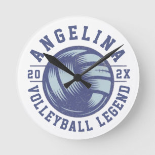 Reloj Redondo Mediano Gift with personalized name for volleyball players