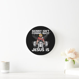 Reloj Redondo Mediano Gimnasio de Entrenamiento Jesús Skinny No Vuelve
