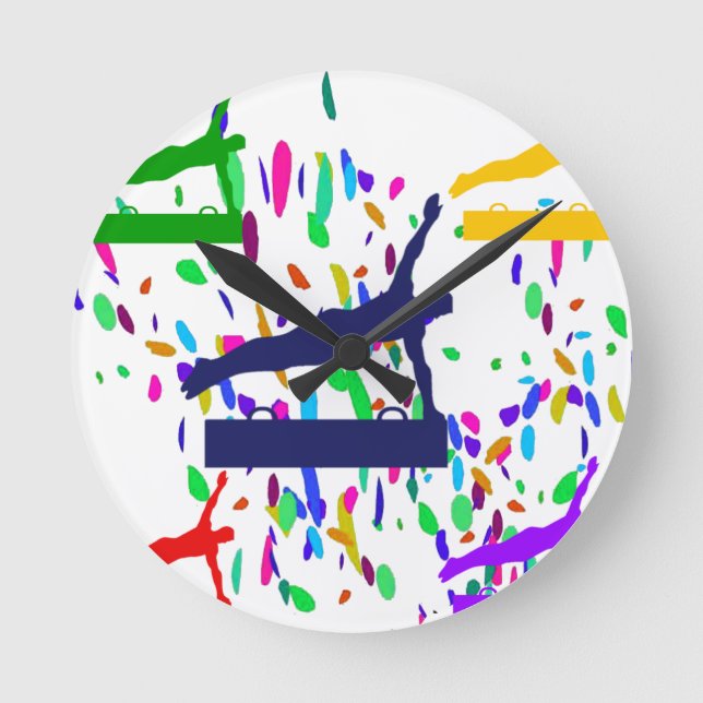 RELOJ REDONDO MEDIANO GIMNASTICIA (Anverso)