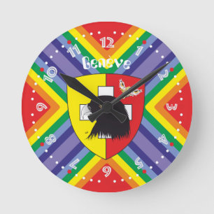 Reloj Redondo Mediano Ginebra, Genève Suiza Suisse Svizzera reloj/
