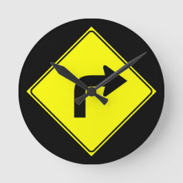 Reloj Redondo Mediano Girar a la derecha