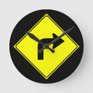 Reloj Redondo Mediano Girar a la derecha