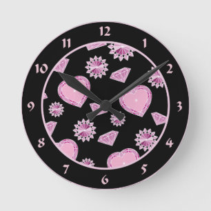 Reloj Redondo Mediano Girlie Bling
