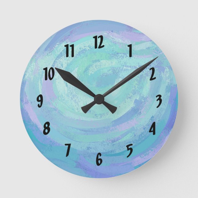 Reloj Redondo Mediano Glaciar (Anverso)
