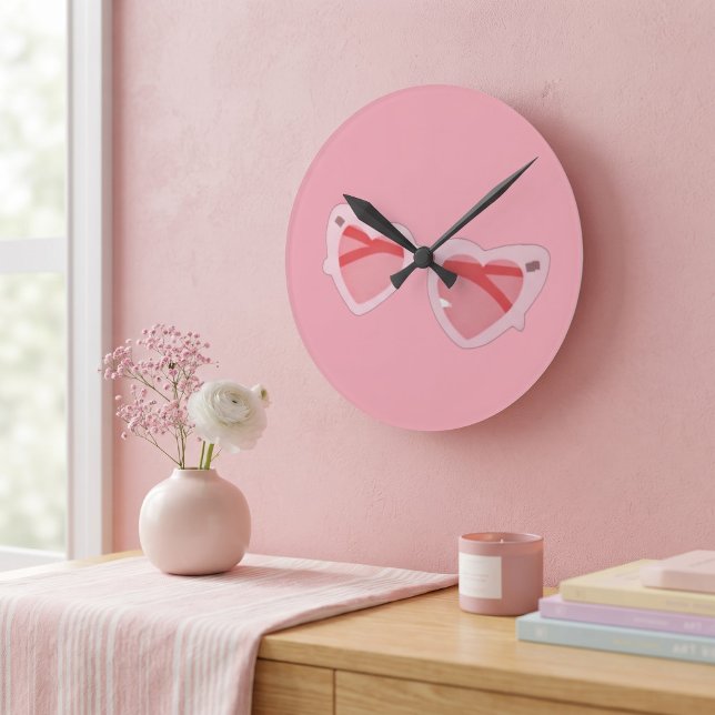 Reloj Redondo Mediano Glasses (Subido por el creador)