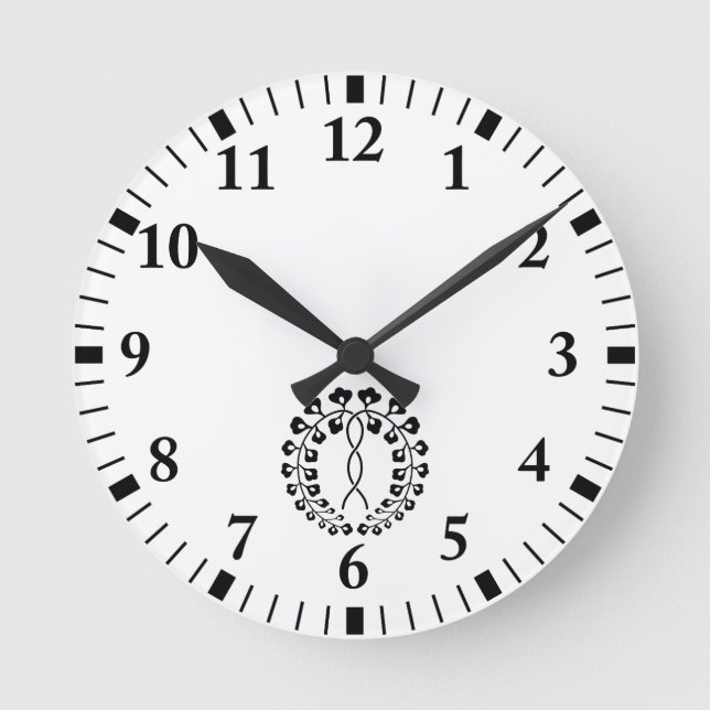 Reloj Redondo Mediano  glicina Ichijo (Anverso)