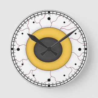 Reloj Redondo Mediano Globo del ojo melenudo