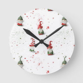 Reloj Redondo Mediano Gnomos