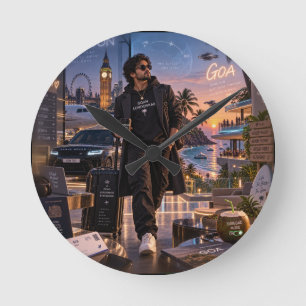 Reloj Redondo Mediano Goan Londonkar • Dos Ciudades Un Alma • Misma Raíz