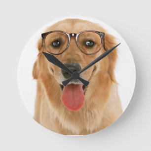 Reloj Redondo Mediano Golden retriever 3