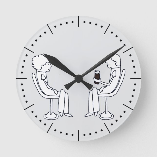Reloj Redondo Mediano Good Conversation (Anverso)