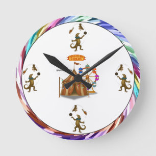 Reloj Redondo Mediano Gordy, malabarista de goanna