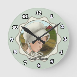 Reloj Redondo Mediano Gorra de niña amish