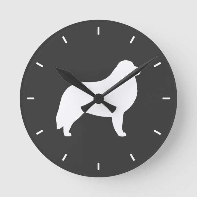 Reloj Redondo Mediano Gran Silueta de los Pirineos (Anverso)