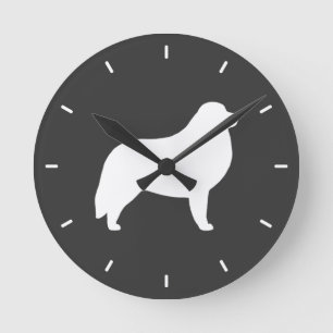 Reloj Redondo Mediano Gran Silueta de los Pirineos