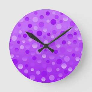 Reloj Redondo Mediano Grape Fizz clock round