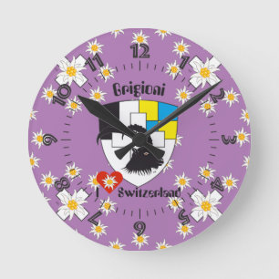 Reloj Redondo Mediano Graubünden Grischun Grigoni Schweiz Svizra Uhr