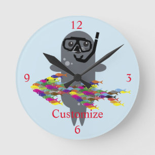 Reloj Redondo Mediano Gray Seal Thunder_Cove 