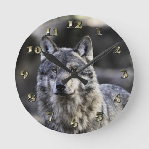 Reloj Redondo Mediano Gray Wolf