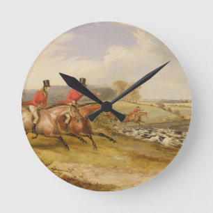 Reloj Redondo Mediano Grito completo, Pasillo del soltero, 1835 (aceite