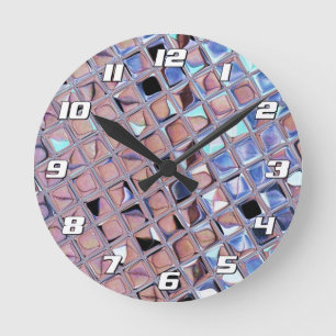 Reloj Redondo Mediano Groovy Disco Ball Mirror Ball Disco Globe