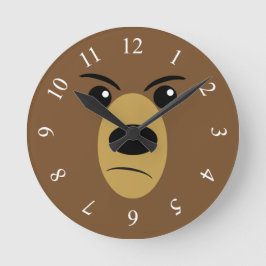 Reloj Redondo Mediano Grumpy Bear Face
