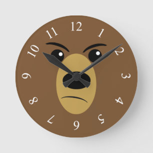 Reloj Redondo Mediano Grumpy Bear Face