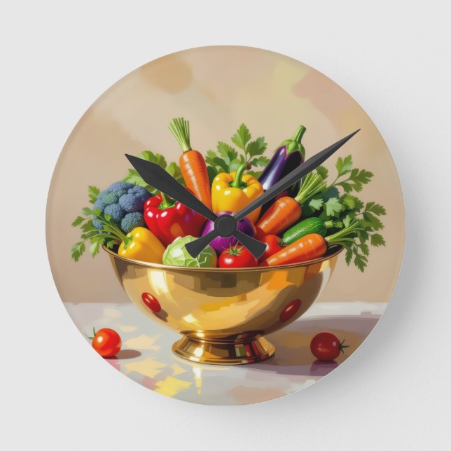 Reloj Redondo Mediano „Grüne Kraft – Das Leben aus der Erde“ (Anverso)