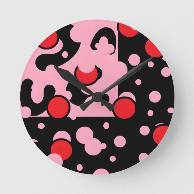 Reloj Redondo Mediano Grupo Balloon Clouds (Anverso)