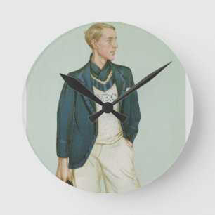 Reloj Redondo Mediano Gualterio Erskine-Crum, ilustracion de 'hombres de