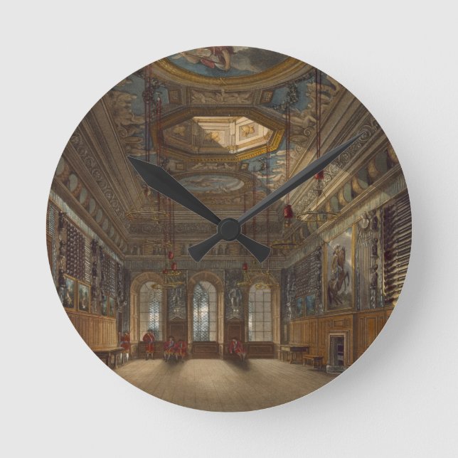 Reloj Redondo Mediano Guard Chamber, castillo de rey de Windsor, de (Anverso)