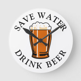 Reloj Redondo Mediano Guardar cerveza para beber agua