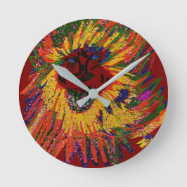 Reloj Redondo Mediano Guardián del bosque