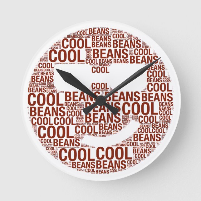 Reloj Redondo Mediano Guay Beans Clock (Anverso)