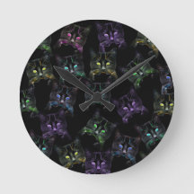 ¡Guay Gats on Black! Gatos multicolores