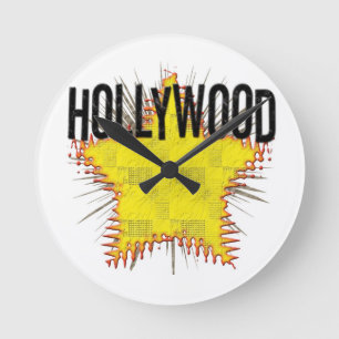 Reloj Redondo Mediano Guay Hollywood Clock!