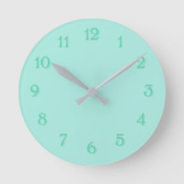 Reloj Redondo Mediano Guay Mint Green
