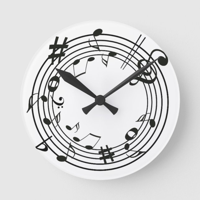 Reloj Redondo Mediano Guay Musical (Anverso)