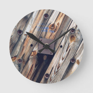 Reloj Redondo Mediano Guay Wooden Wire Spool