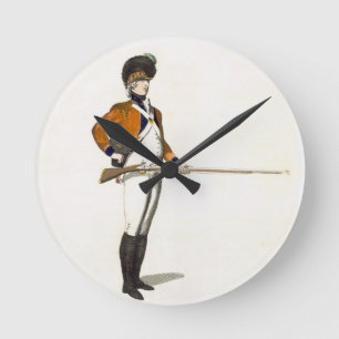 Reloj Redondo Mediano Guildhall Light Infantry Volunteer, plate 33 from