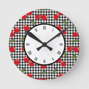 Reloj Redondo Mediano Guinga retra de la cereza