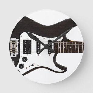 Reloj Redondo Mediano Guitarra eléctrica