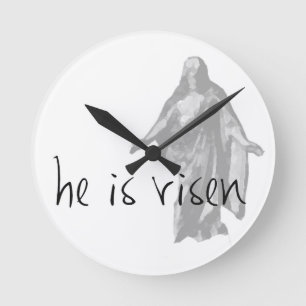 Reloj Redondo Mediano ha resucitado jesus crist easter lds mormon